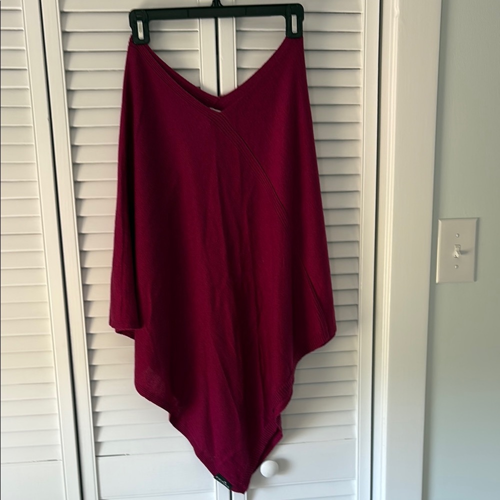 Fraas Asymmetrical Poncho Sweater